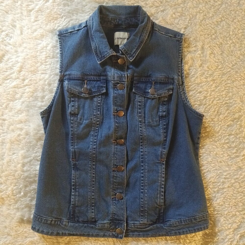 G. H. Bass jean vest